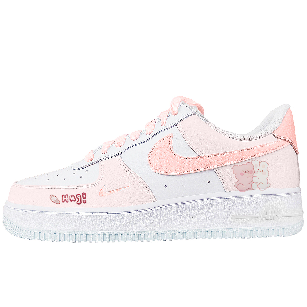 Nike Air Force 1 Non slip Lightweight Low Top Skateboard Shoes Women's White