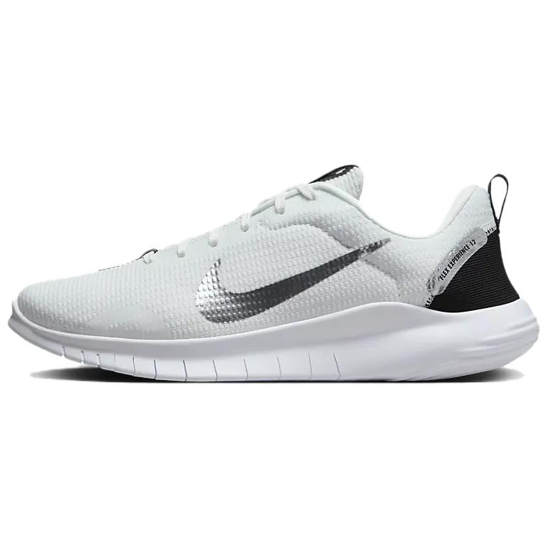 Nike Flex Experience Run 12 Premium Summit White Black White Metallic Silver Women's