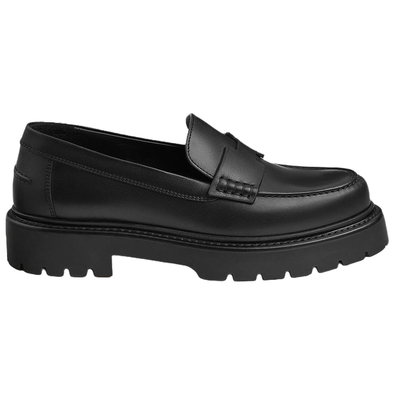 HERMES Klement Casual Single Shoes 3.5cm Women's Black купить в интернет-магазине Yoocart с быстрой доставкой по России.