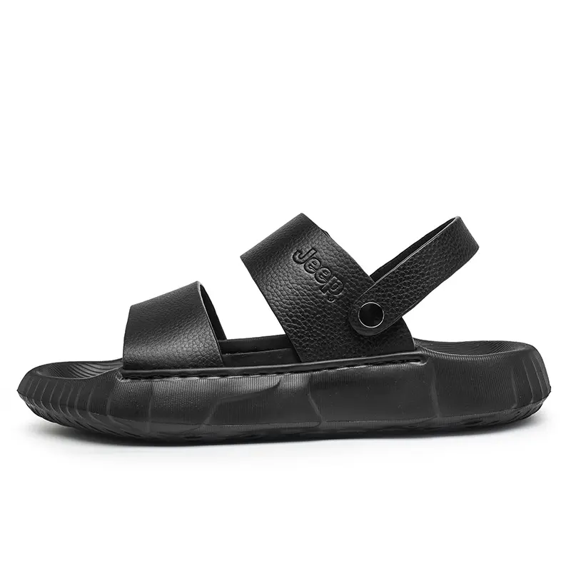 Jeep Beach Sandals Men's Black/Brown