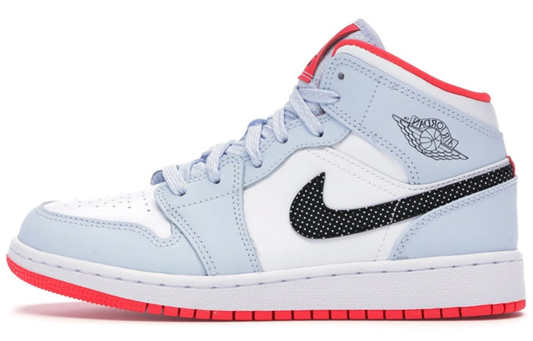 Jordan 1 Mid GS Half Blue