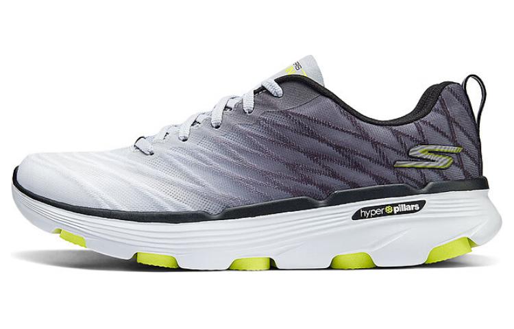 Skechers Wear-resistant And Lightweight Low-Top Casual Running Shoes Men's Gray