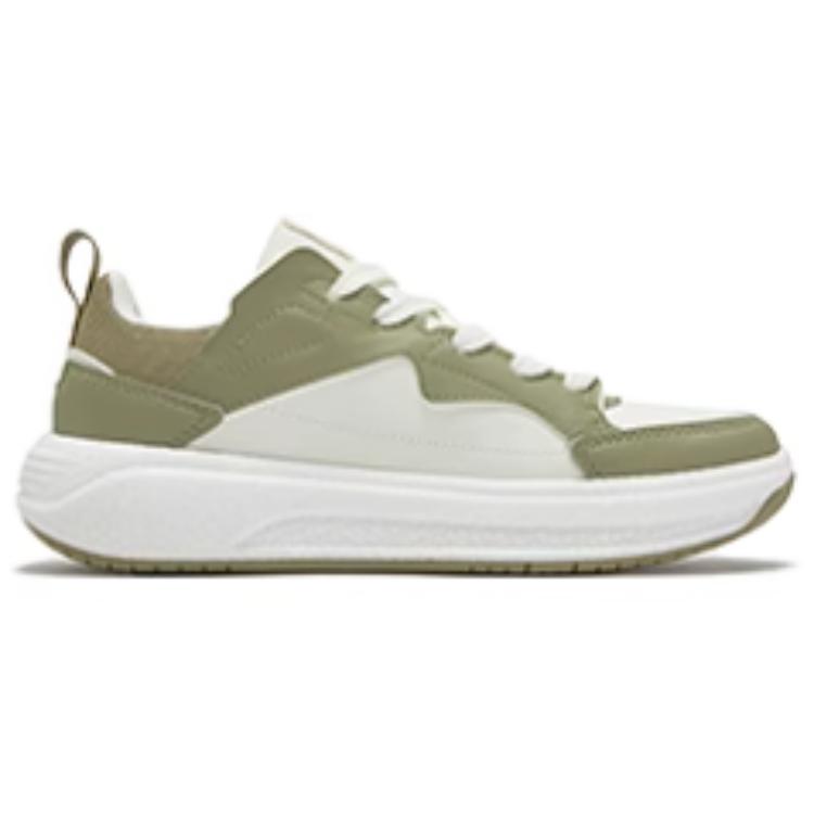 361° Anti Slip Wear Resistant Mid Top Skateboard Shoes Women's White Green купить в интернет-магазине Yoocart с быстрой доставкой по России.