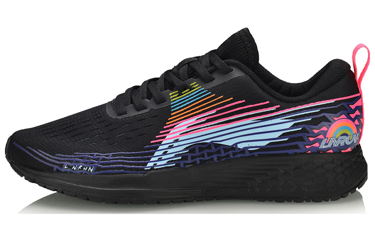LiNing Red Hare 4 Low-Top Running Shoes Women's Black Multicolor Lightweight