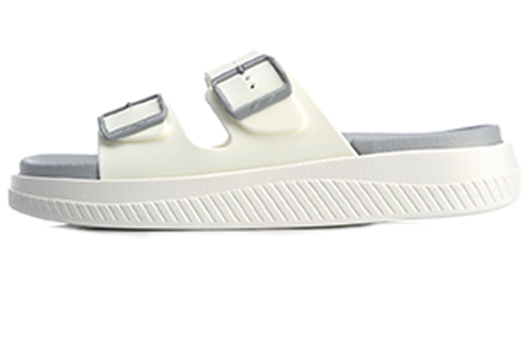 LiNing Clap Slip-Resistant Abrasion-Resistant Slide Slippers Women's White