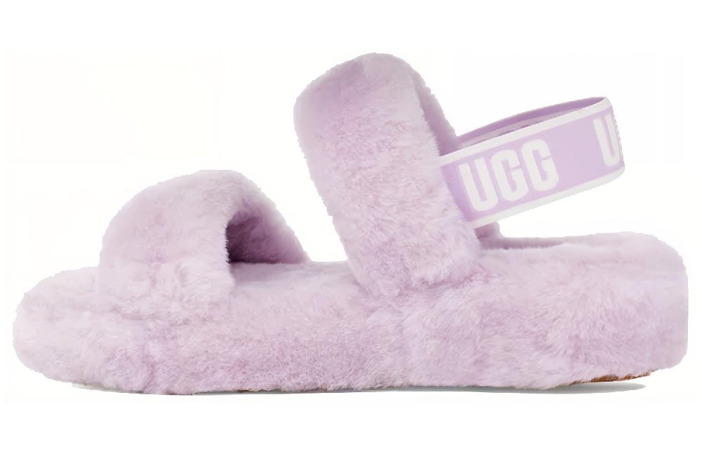 UGG Oh Yeah Thick Sole Sandals Purple Women's