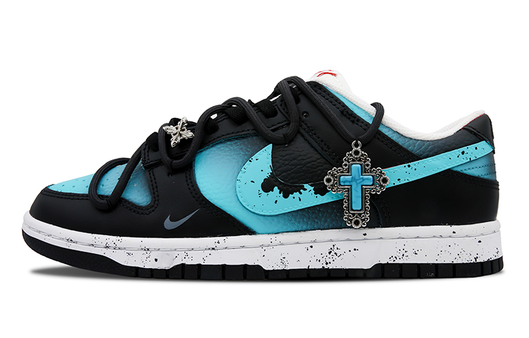Nike Dunk Dawn Low-Top Skateboard Shoes Men's Black Blue