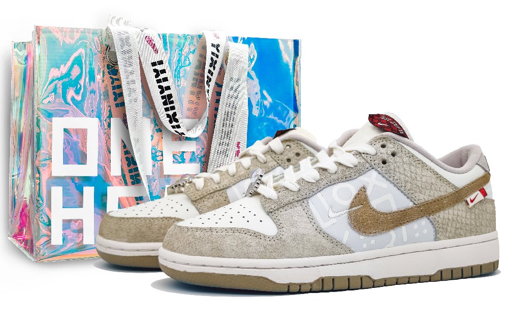 Nike Dunk Anti-Slip Wear-Resistant Low-Top Skateboard Shoes Women's Brown