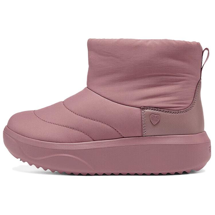 Skechers Bob's Warm Water-Resistant Slip-Resistant Short Snow Boots Women's Rose Red