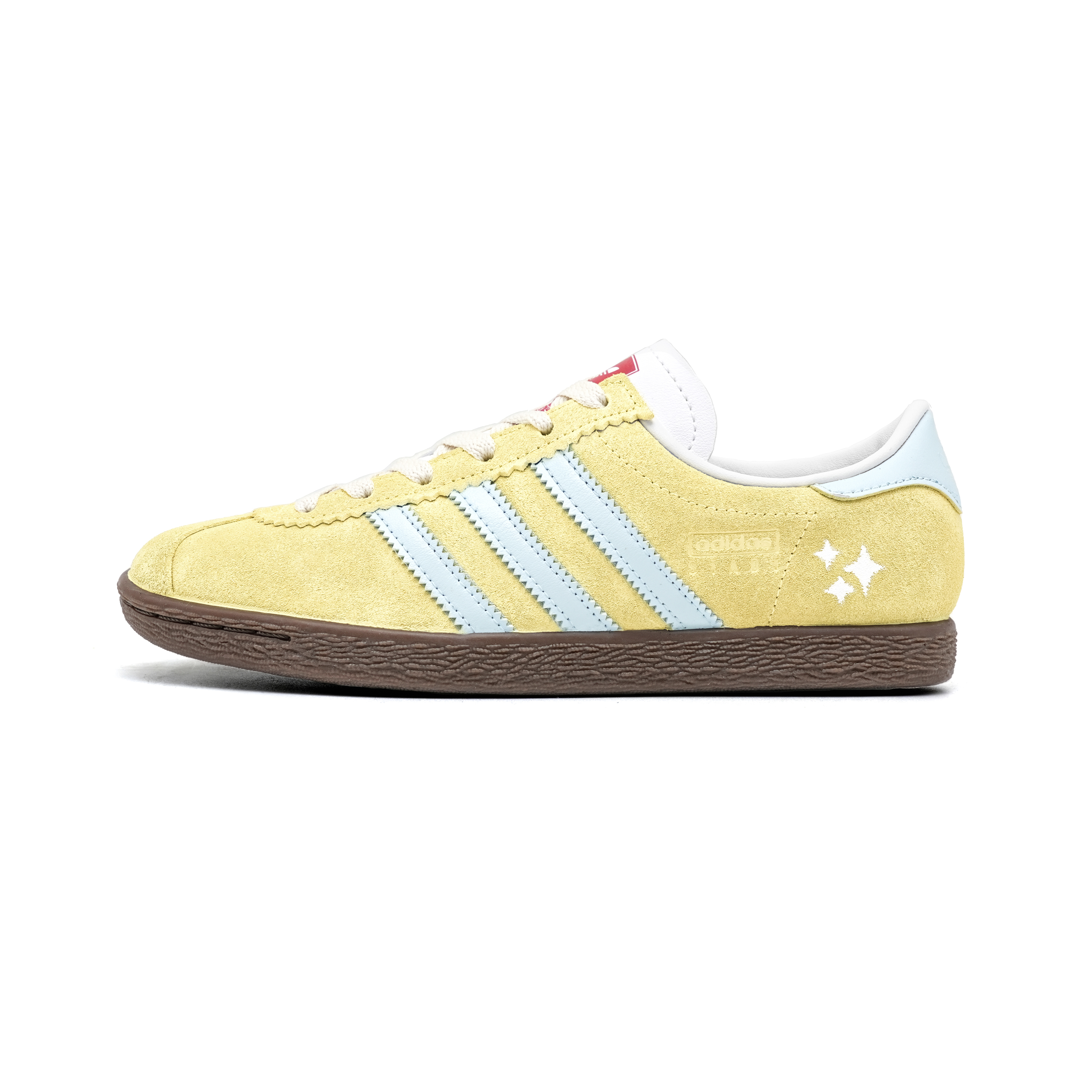 Adidas Originals Stadt Sparkling Stars Yellow Coverage Cushioning Low top German Army Trainers Unisex