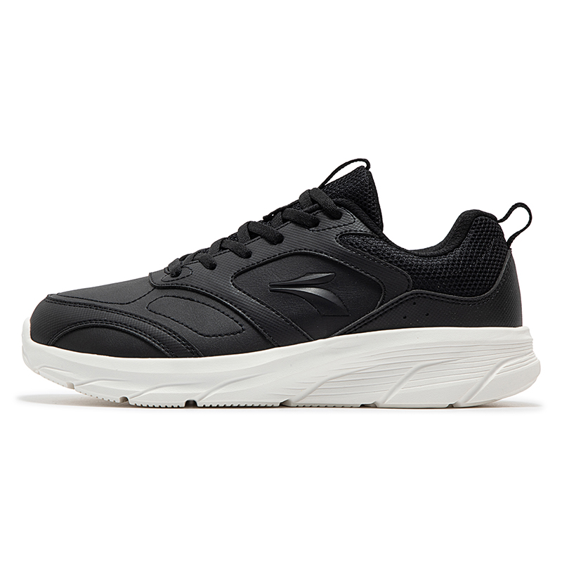 361° Non slip Lightweight Low Top Running Shoes Women's Black White