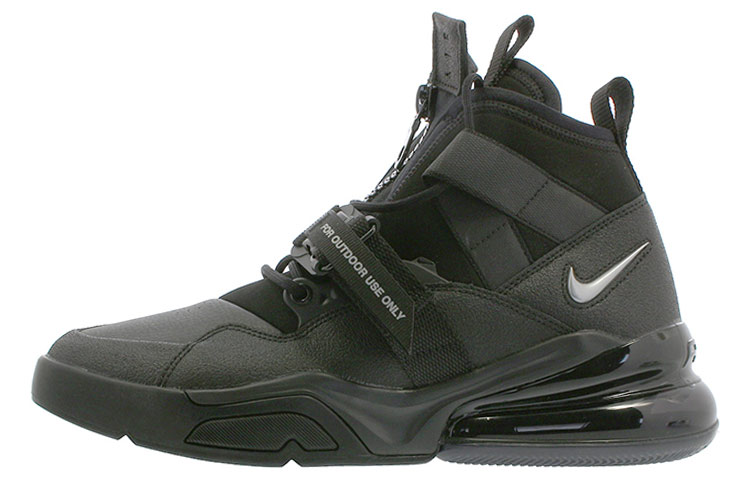 Nike Air Force 270 Utility Black Metallic Silver