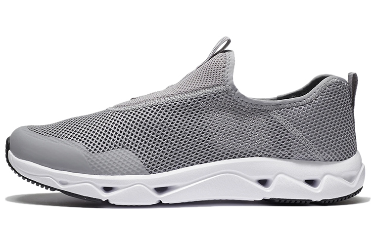 LiNing Cushioning Anti-Slip And Wear-Resistant Low-Top Casual Shoes Men's Gray