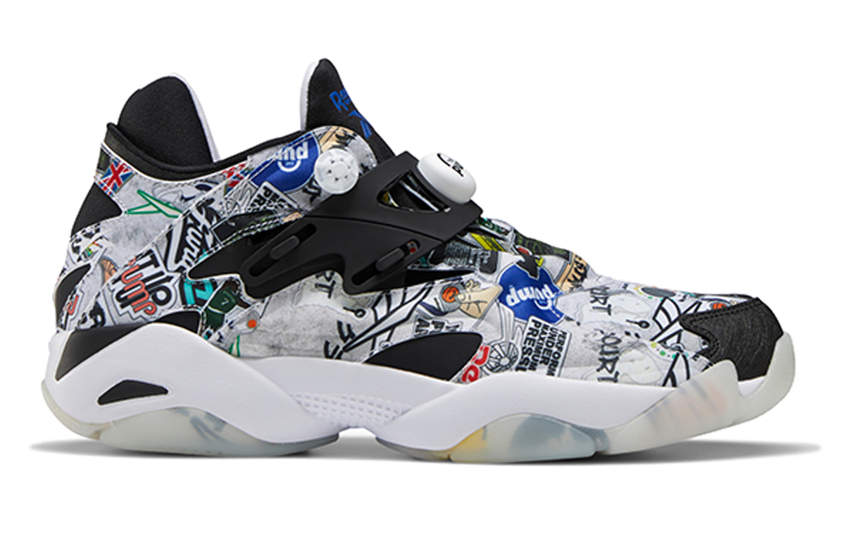 Reebok Pump Court 'Sticker City White Black'
