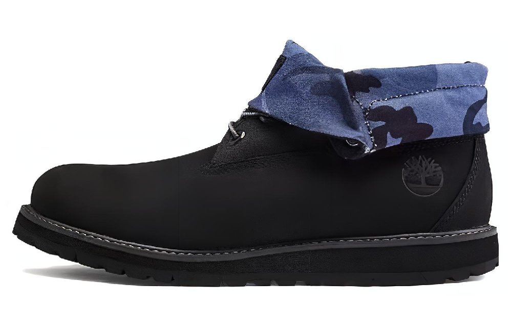 Timberland Roll Top Boots Basic 'Black Blue Camouflage'