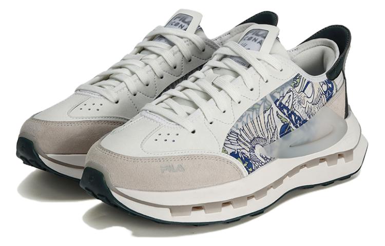 FILA KM MORGAN Cushioning, Wear Resistant Low top Casual Shoes Men's Black Gray купить в интернет-магазине Yoocart с быстрой доставкой по России.