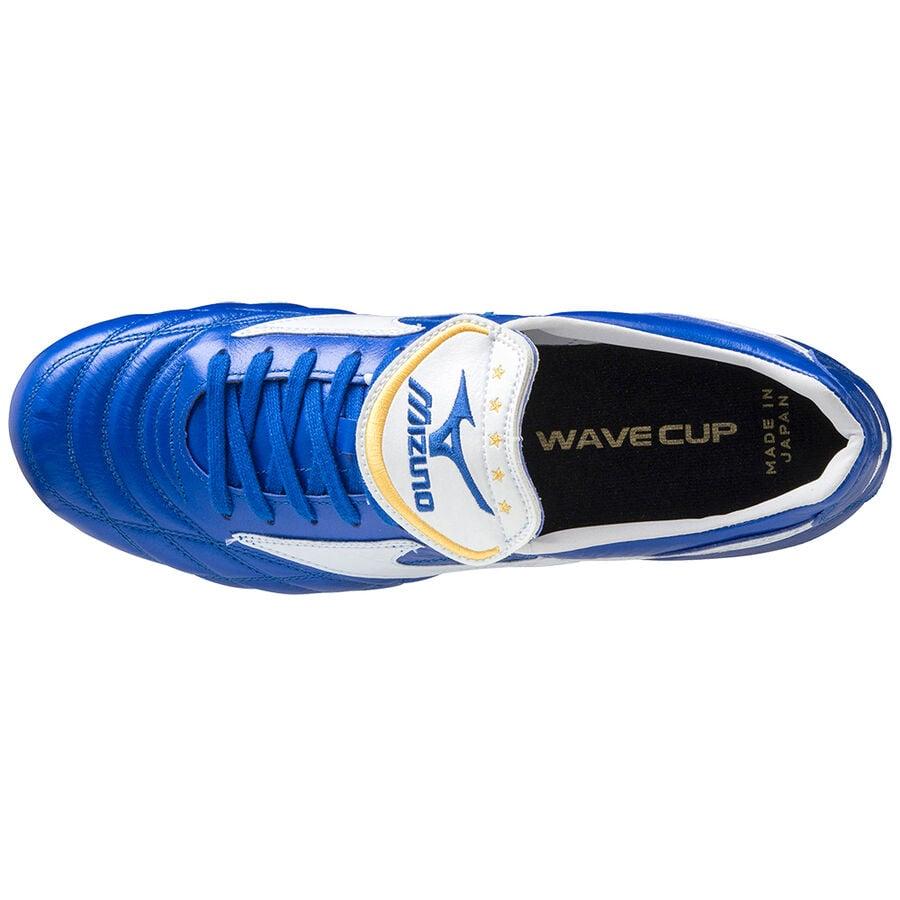 Mizuno Wear-Resistant Soccer Shoes Men Blue White Yellow купить в интернет-магазине Yoocart с быстрой доставкой по России.