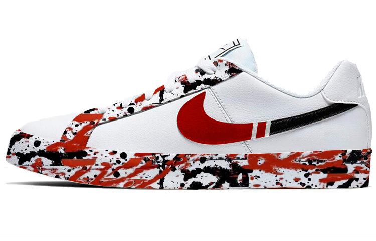 Nike Court Royale Collection Skateboard Shoes Unisex Low Top Red/Black/White