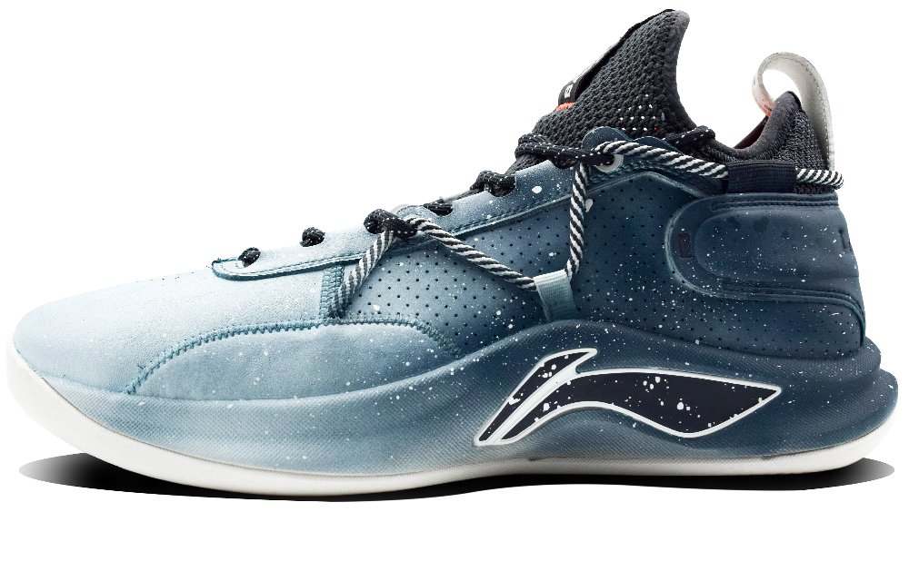 LINING Speed Team Basketball Shoes Men's Low top Blue/White