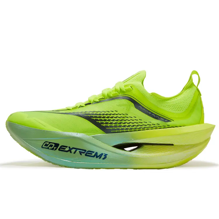 361° Feidiao Future 2.0 Shock Absorbers Slip Resistant Breathable Low Top Casual Running Shoes Unisex Neon Solar Yellow