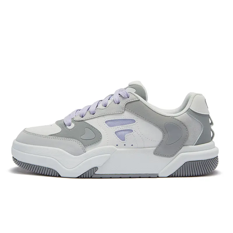 FILA FUSION GRIND Skateboard Shoes Abrasion Resistant Low Top Skateboard Shoes Women's Blue Gray