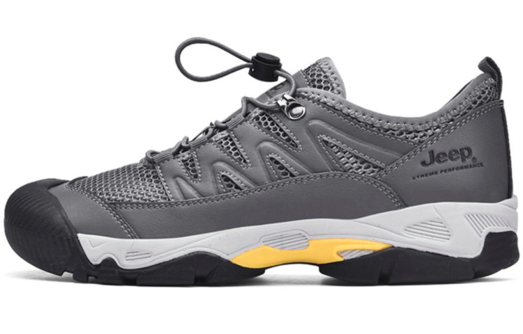 Jeep Low-Top Outdoor Shoes Men's Gray
