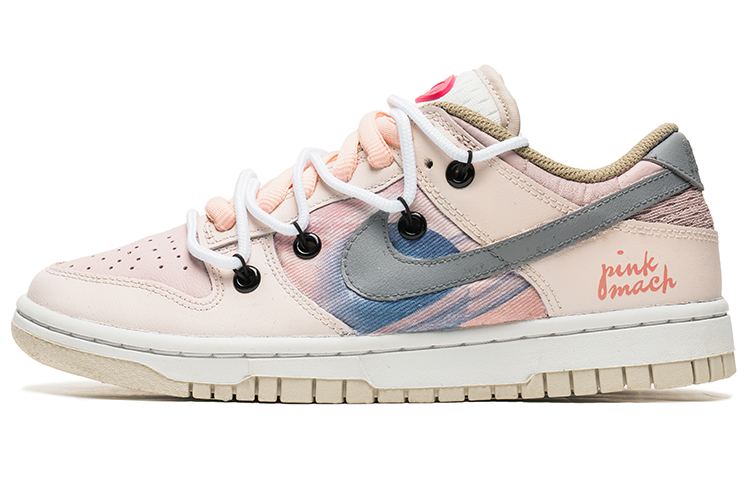 Nike Dunk Low Low-Top Skateboard Shoes Women's Pink Purple