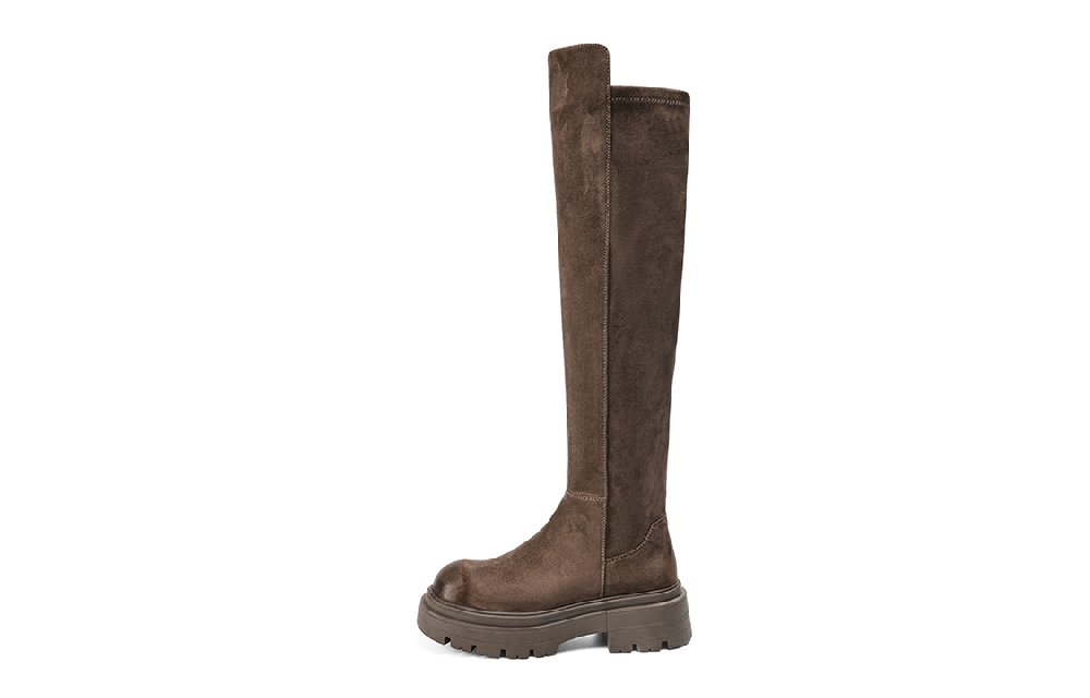 EBLAN Knee high Boots Women's Coffee