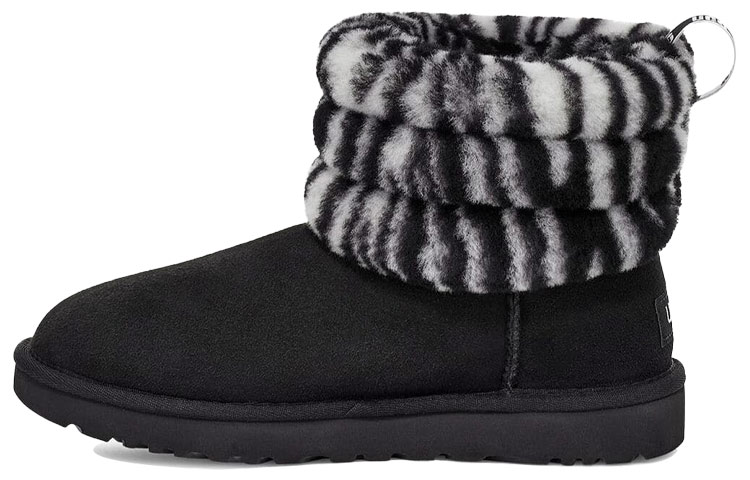 UGG Fluff Mini Quilted Leopard Zebra Women's