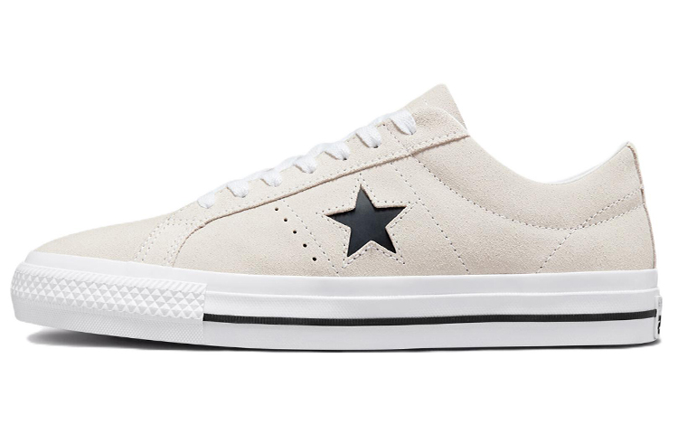 One Star Converse Pro Suede Low 'Egret White'