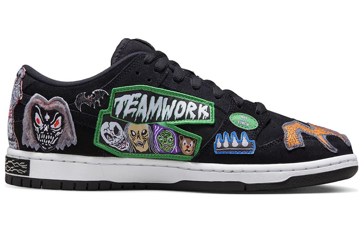 Nike X Neckface Sb Dunk Low Pro 'Black' купить в интернет-магазине Yoocart с быстрой доставкой по России.