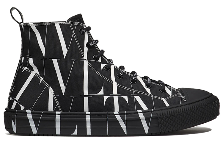 Valentino VLTN Giggies High Top Black White