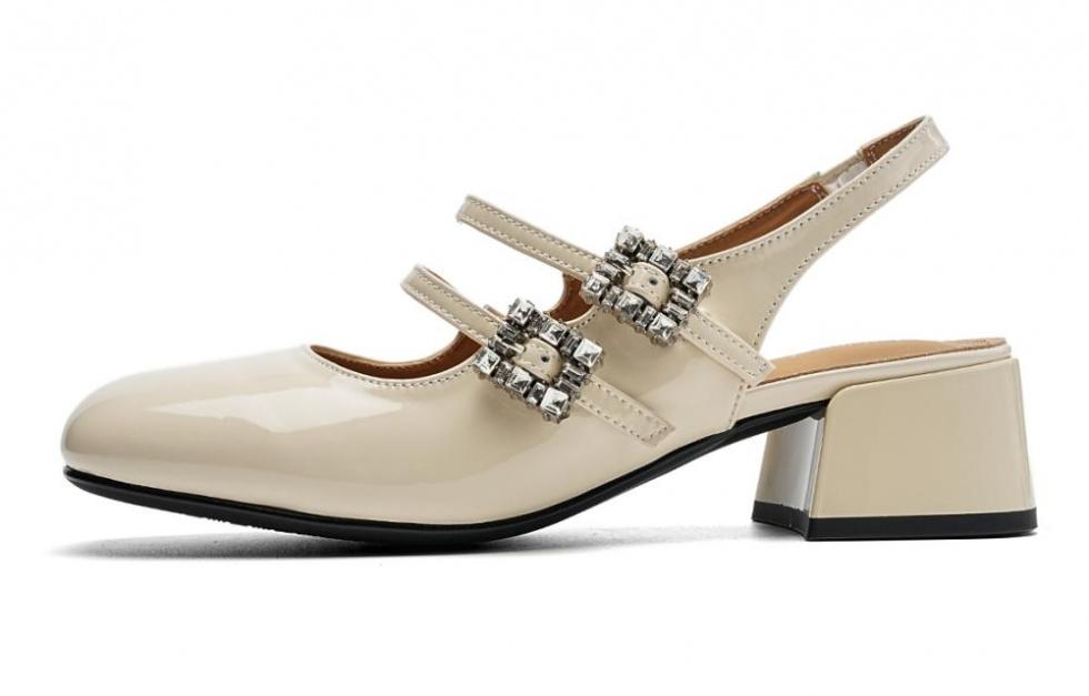EBLAN Chunky Heel Mary Jane Shoes Women's