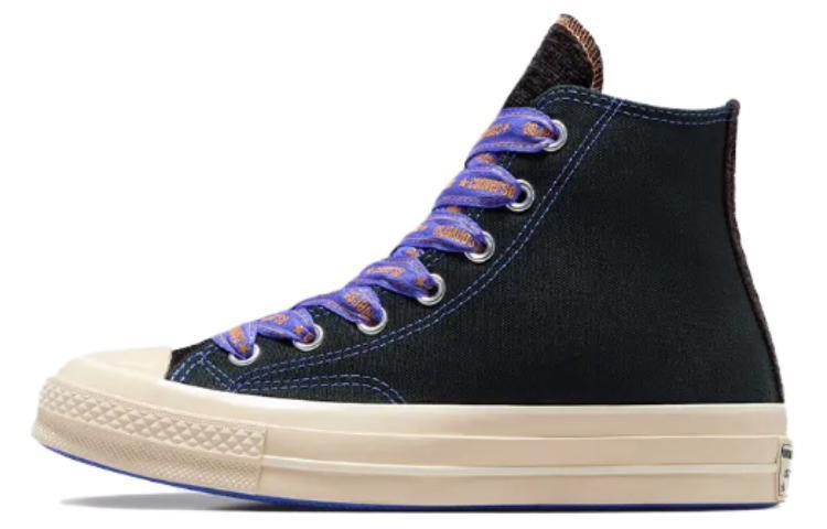Converse Chuck 70 High 'Ribbon Laces Black Blue Flame'