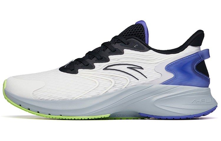 Anta Gazelle 1.0 Cushioning Anti-Slip Wear-Resistant Breathability Low-Top Running Shoes Men's White Black Purple