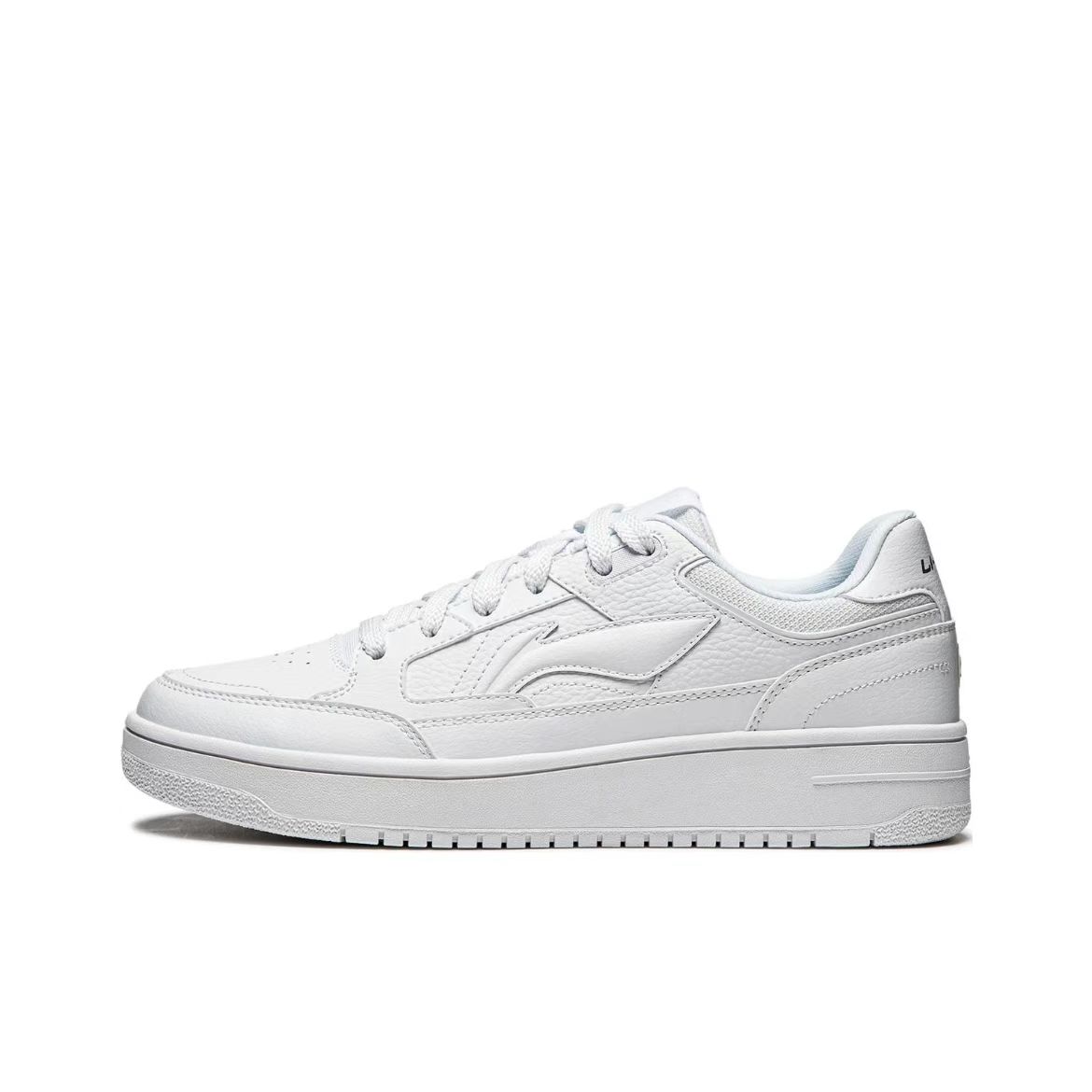 LiNing Tianji Wear-Resistant Lightweight Height Increasing Low-Top Skateboard Shoes Unisex White Blue купить в интернет-магазине Yoocart с быстрой доставкой по России.