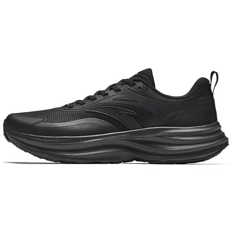 Anta Light Cloud Anti-Slip Wear-Resistant Low-Top Running Shoes Men's Black