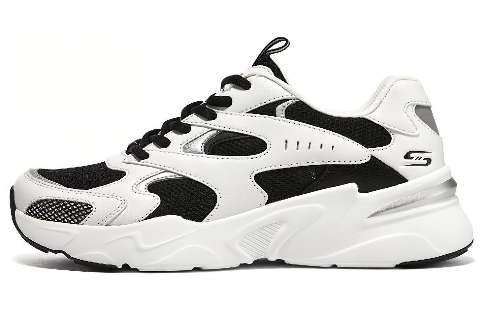Skechers D'LITES 'White Black' Women's