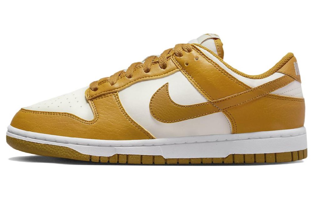 Nike Dunk Low Next Nature Phantom Gold Suede Women's