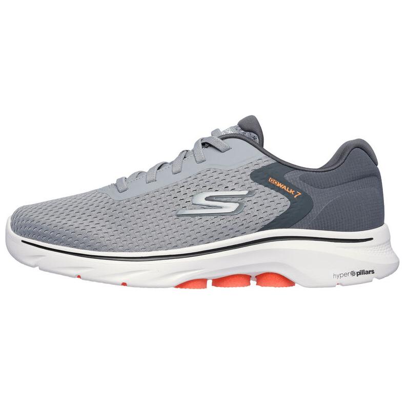 Skechers GO WALK 7 Low Top Casual Shoes Men's Gray