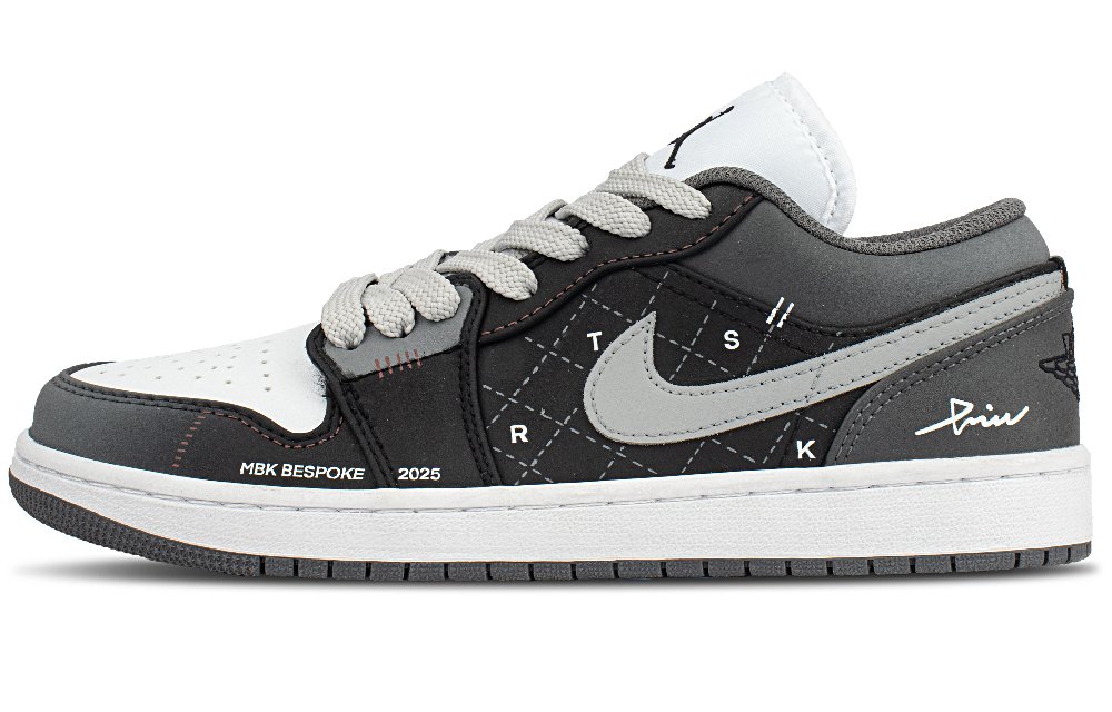 Jordan Air Jordan 1 Low Top Vintage Basketball Shoes Unisex Black