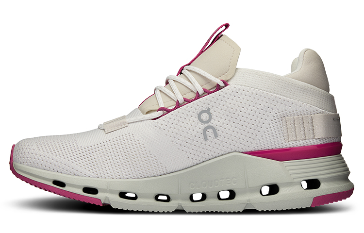 On Women's Cloudnova 'Undyed White CarnatiOn'