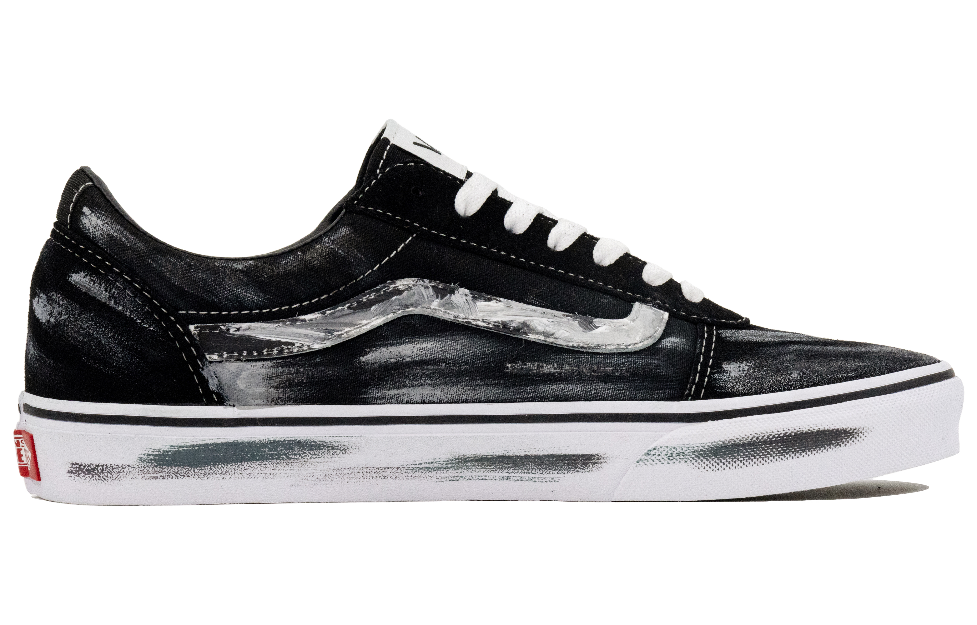 Vans Ward Huijie, Yaoyu Gate Low Top Skateboard Shoes Unisex Black White
