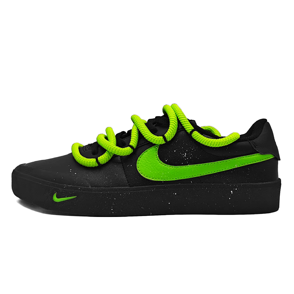Nike Court Shot Low Top Skateboard Shoes Unisex Green