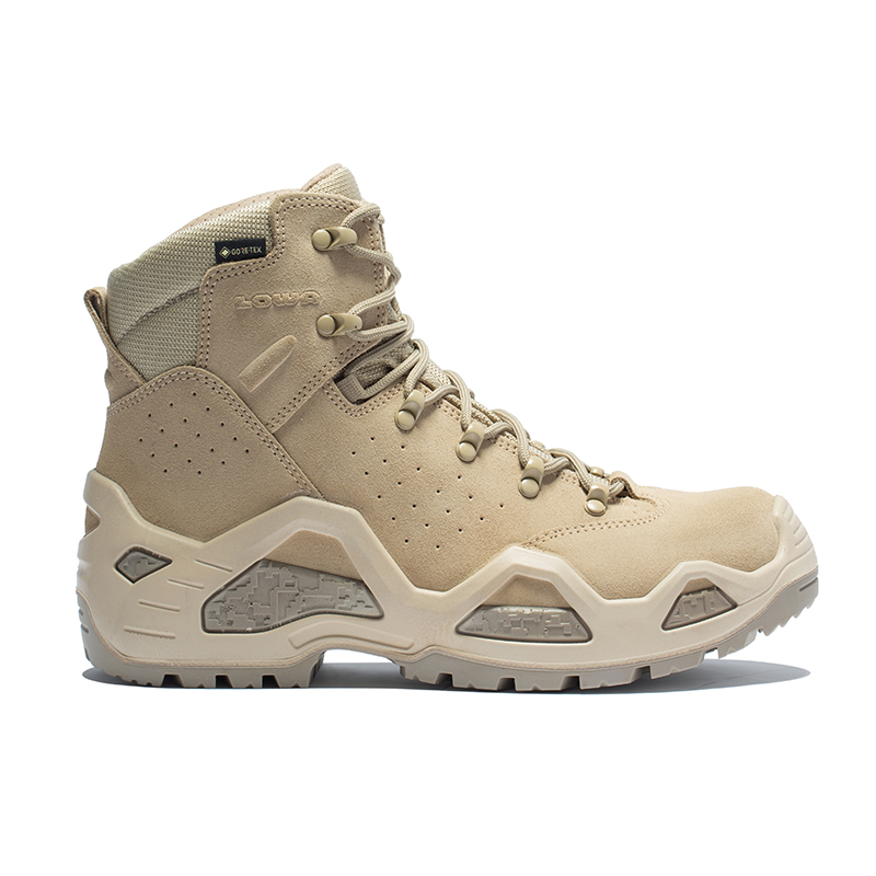 Lowa Z 6S Slip Resistant, Waterproof, And Breathable High top Hiking Shoes Unisex Sand