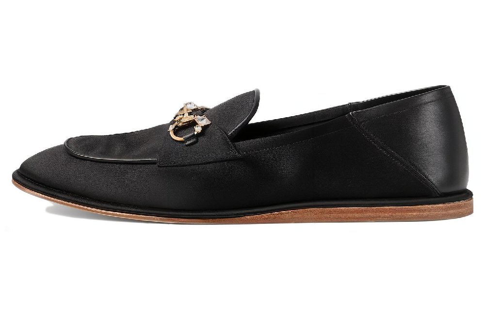 GUCCI Horsebit Loafers Women's Black