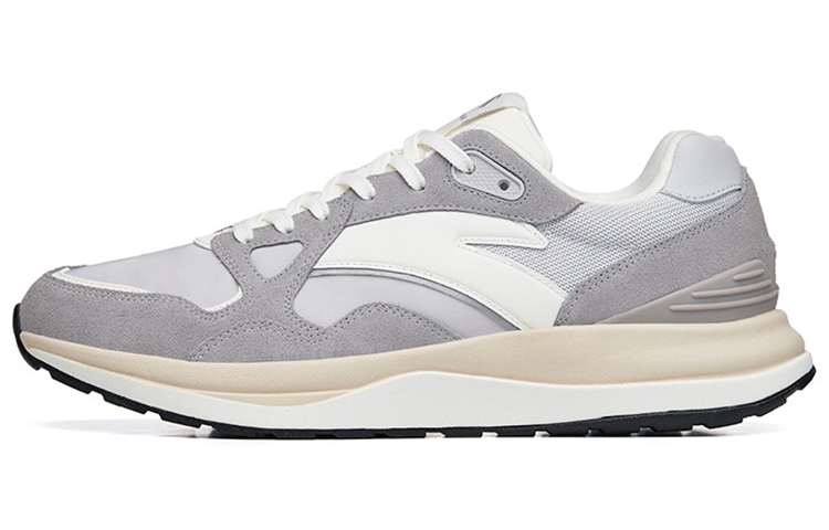Anta Star 202 Td Cushioning Anti-Slip Wear-Resistant Breathability Low-Top Running Shoes Men's Gray