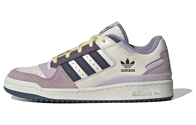 Adidas Originals Винтажные баскетбольные кроссовки Low Top Белый фиолетовый Женские