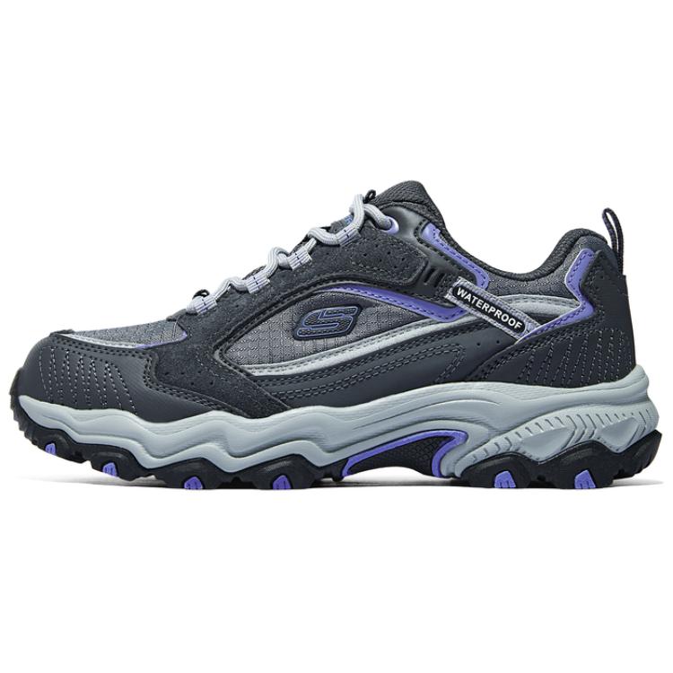 Skechers OUTDOOR Support Low-Top Casual Shoes Women's Gray/Purple/Black