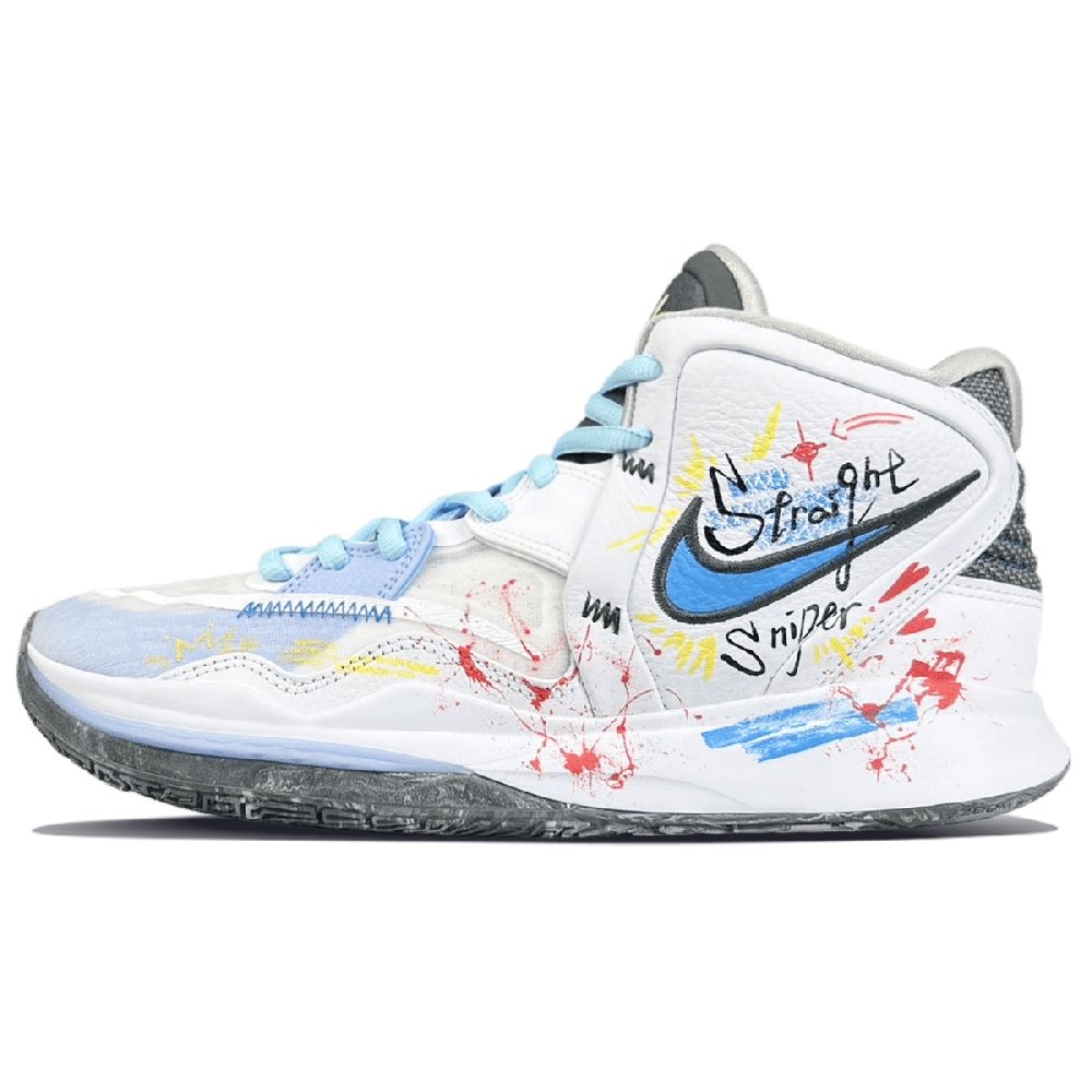 Nike Kyrie 8 Infinity Basketball Shoes Unisex Mid-Top Blue